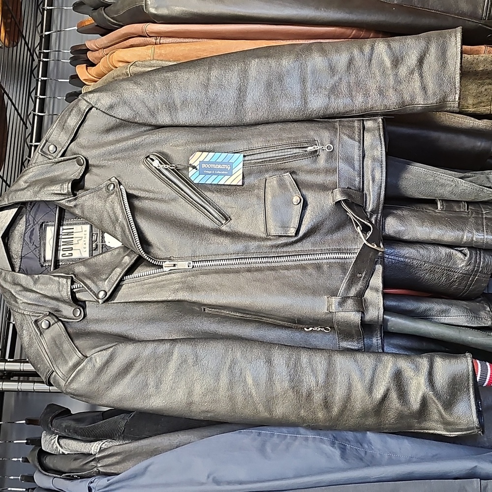 Mens vintage moto jacket‎